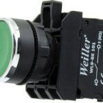 Spring Push Button Green 22mm (1NO)