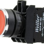 Spring Push Button Red 22mm (1NO)