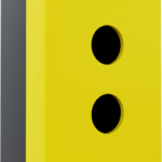 4-Pack Yellow – Black Empty Box